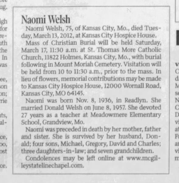 Clipping from The Courier